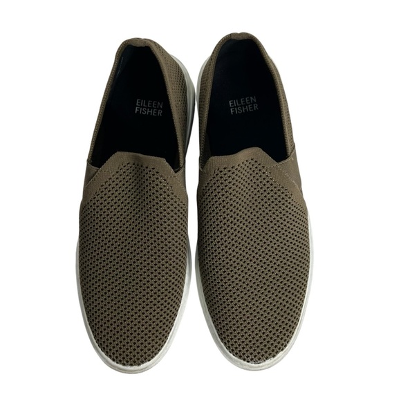 EILEEN FISHER Pep Slip-On Sneaker Flyknit upper Rubber Sole Size 8.5 - Picture 4 of 8